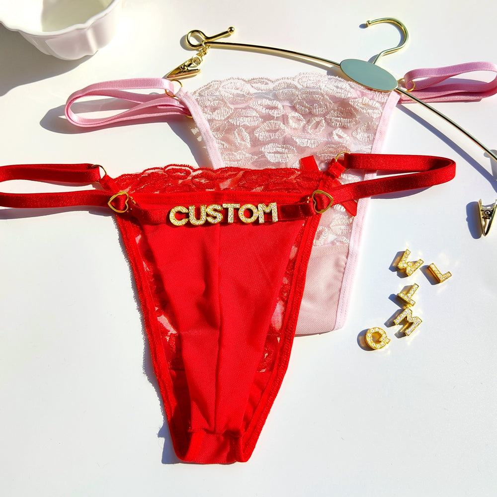 DIY Personalized Kiss Thong