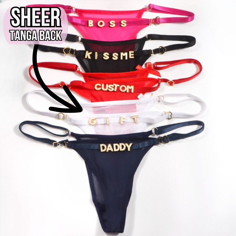 DIY Personalized Thong