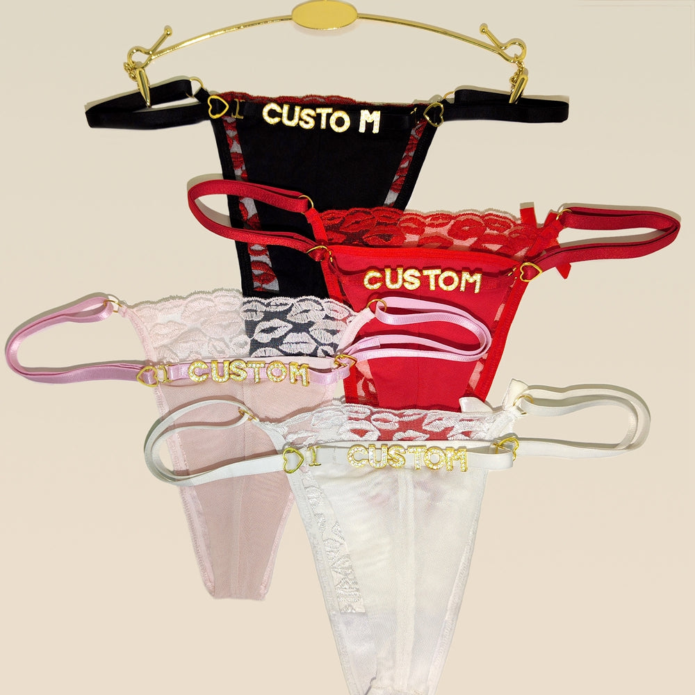 DIY Personalized Kiss Thong