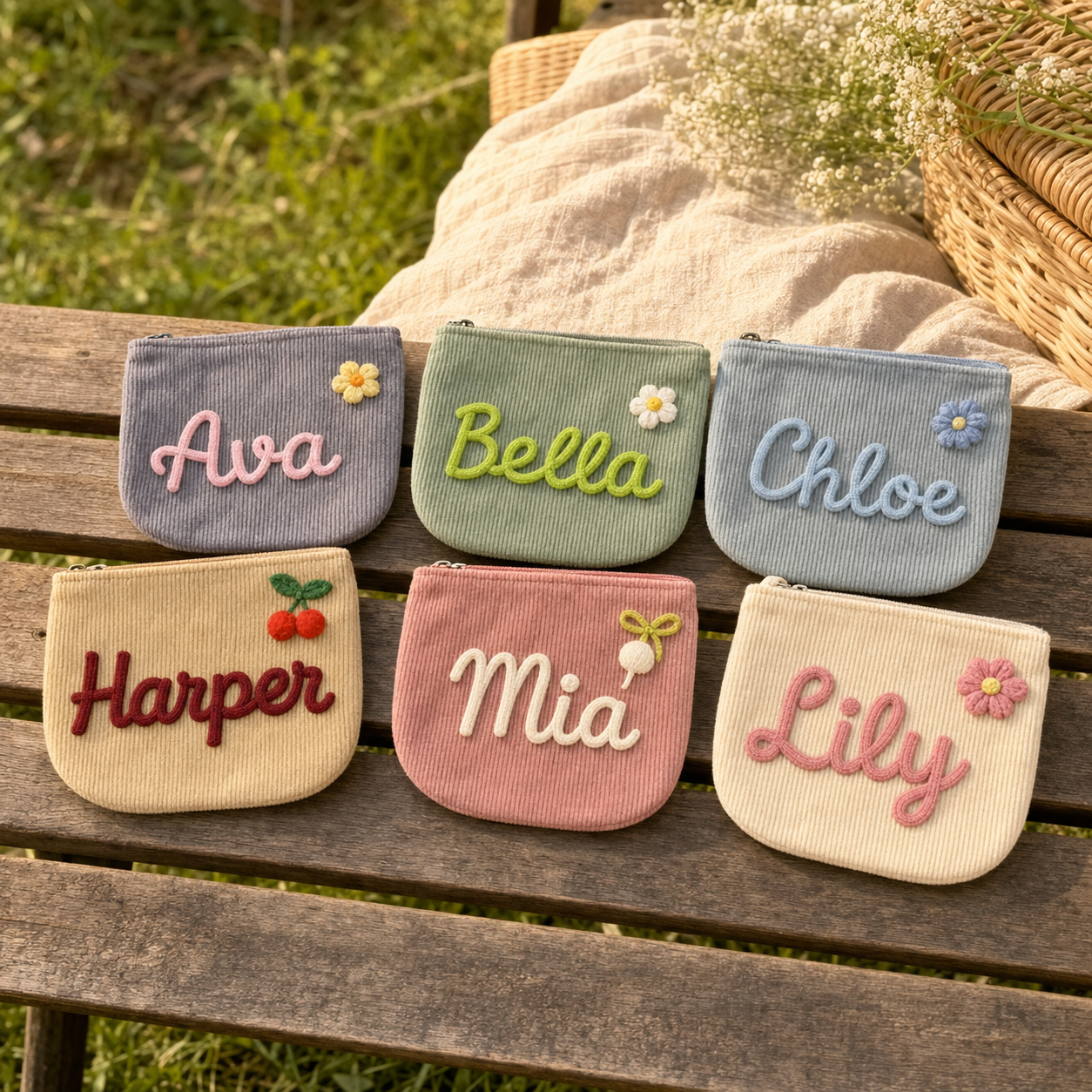 Personalized Embroidered Pouch