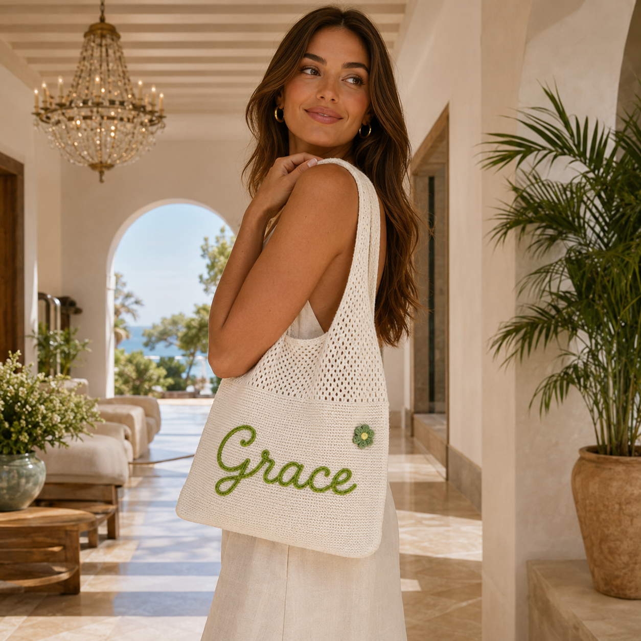 Personalized Embroidered Tote Bag