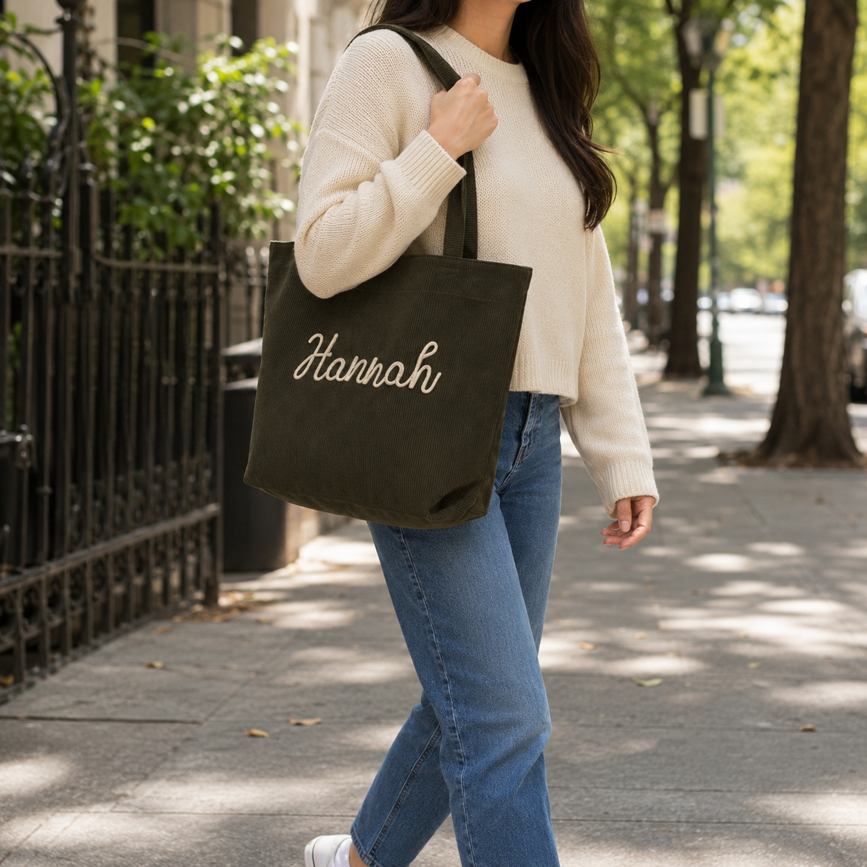 Personalized Embroidered Tote Bag