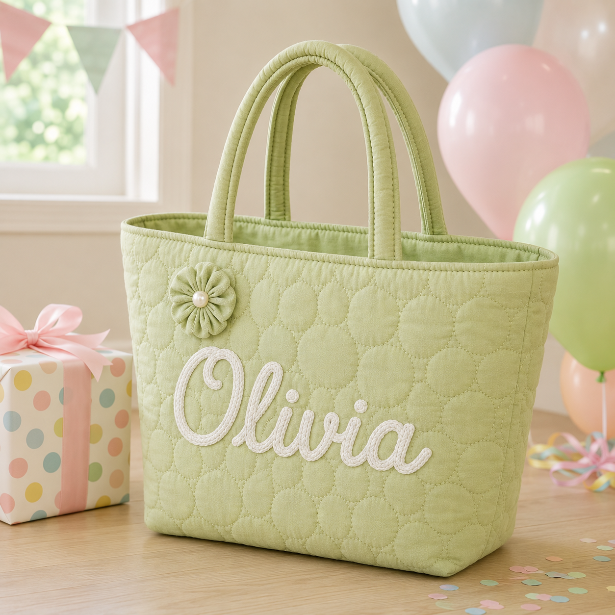 Personalized Embroidered Teddy Bag