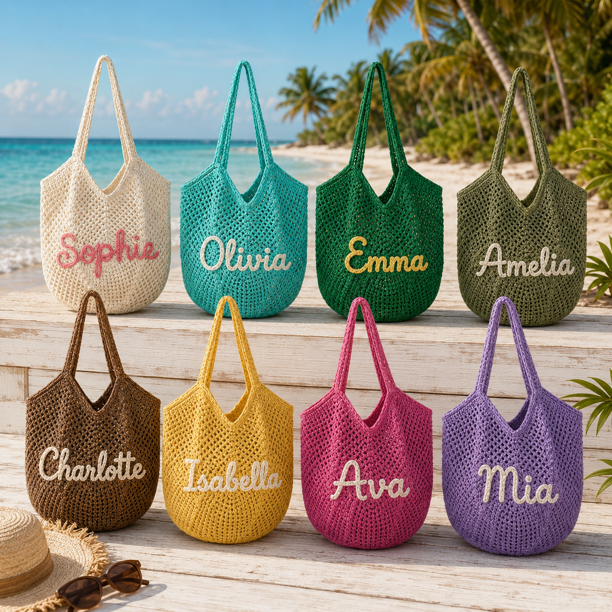 Personalized Embroidered Tote Bag