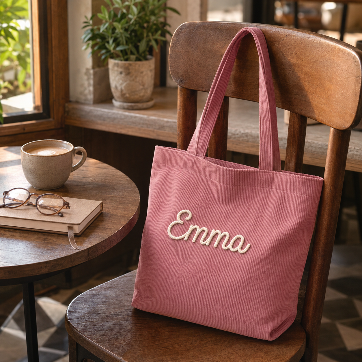 Personalized Embroidered Tote Bag
