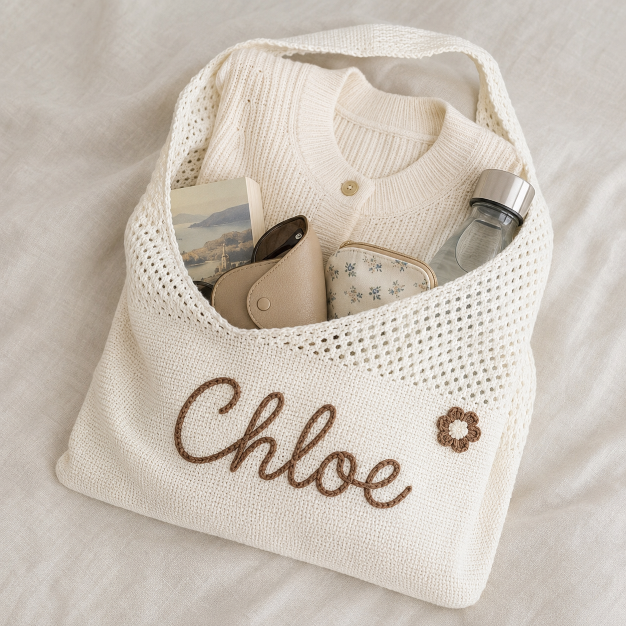 Personalized Embroidered Tote Bag