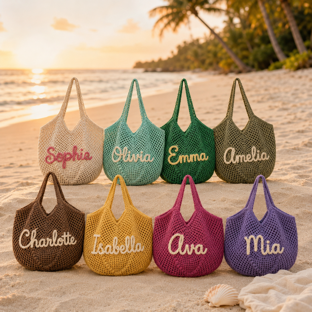 Personalized Embroidered Tote Bag