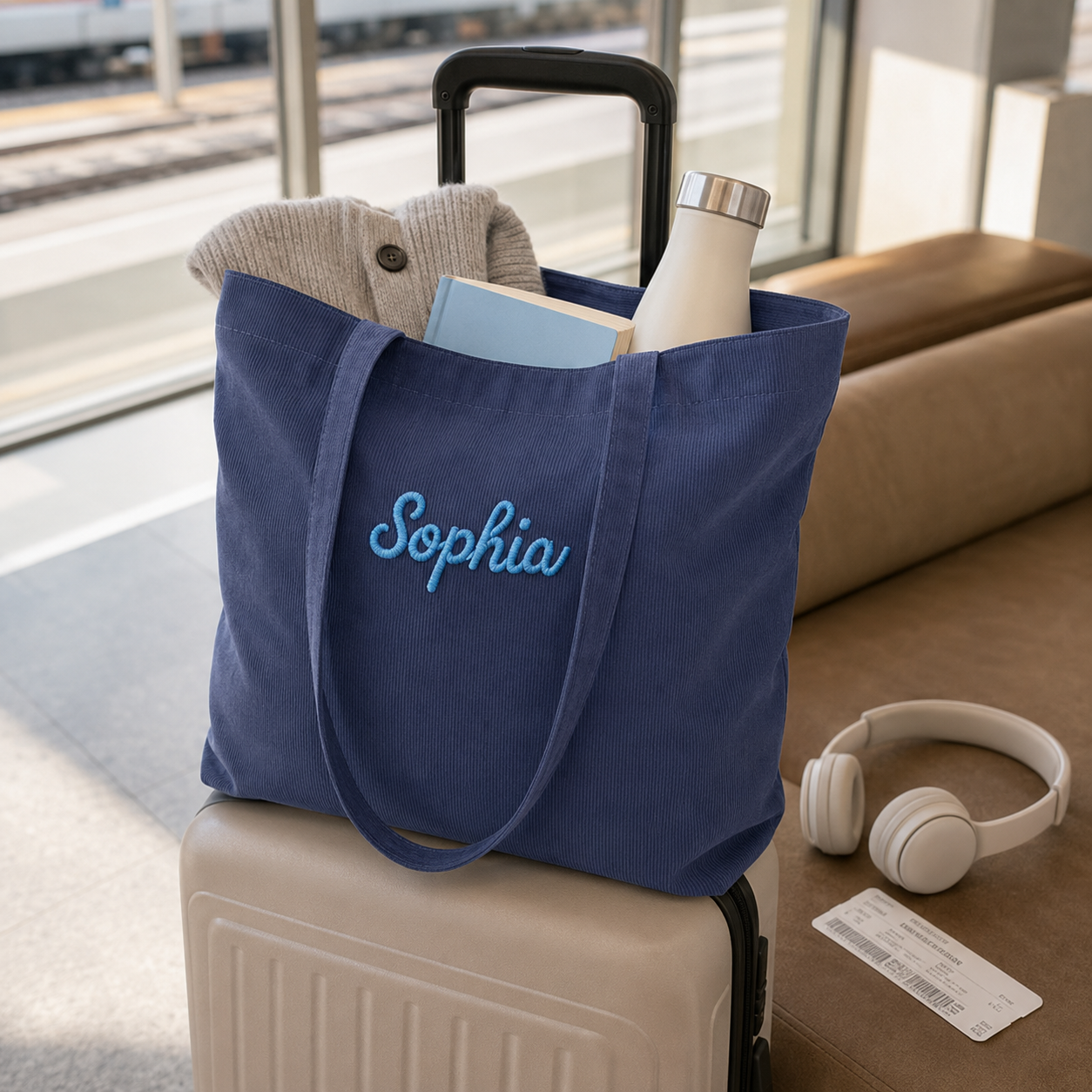 Personalized Embroidered Tote Bag