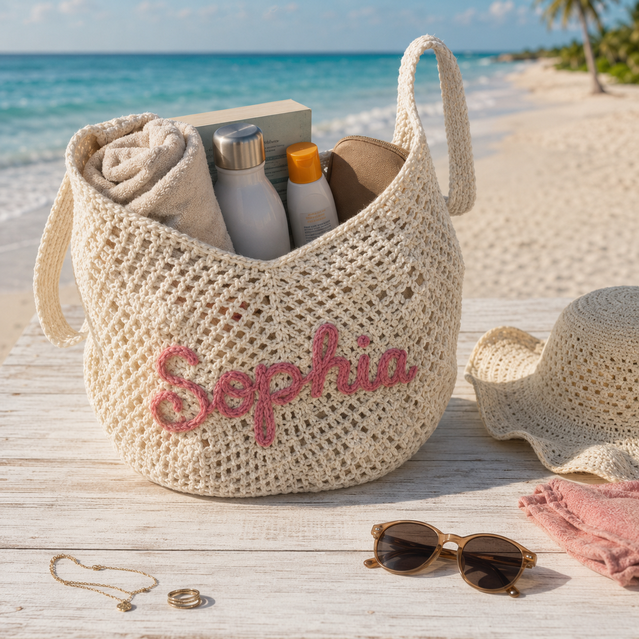 Personalized Embroidered Tote Bag