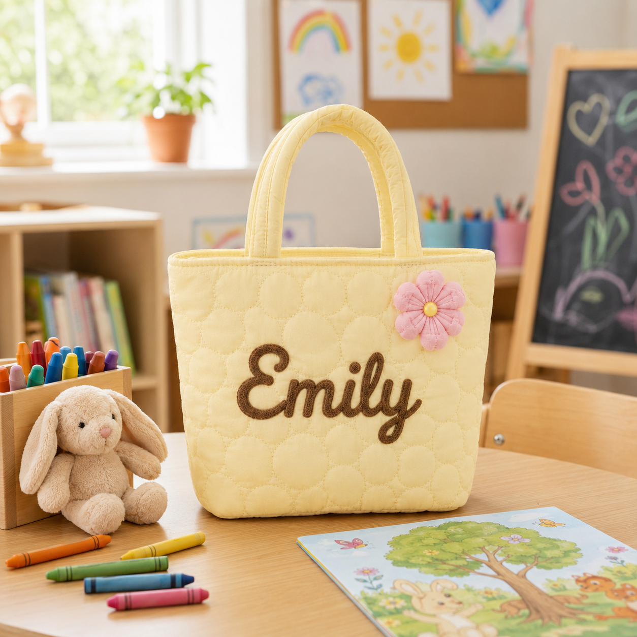 Personalized Embroidered Teddy Bag