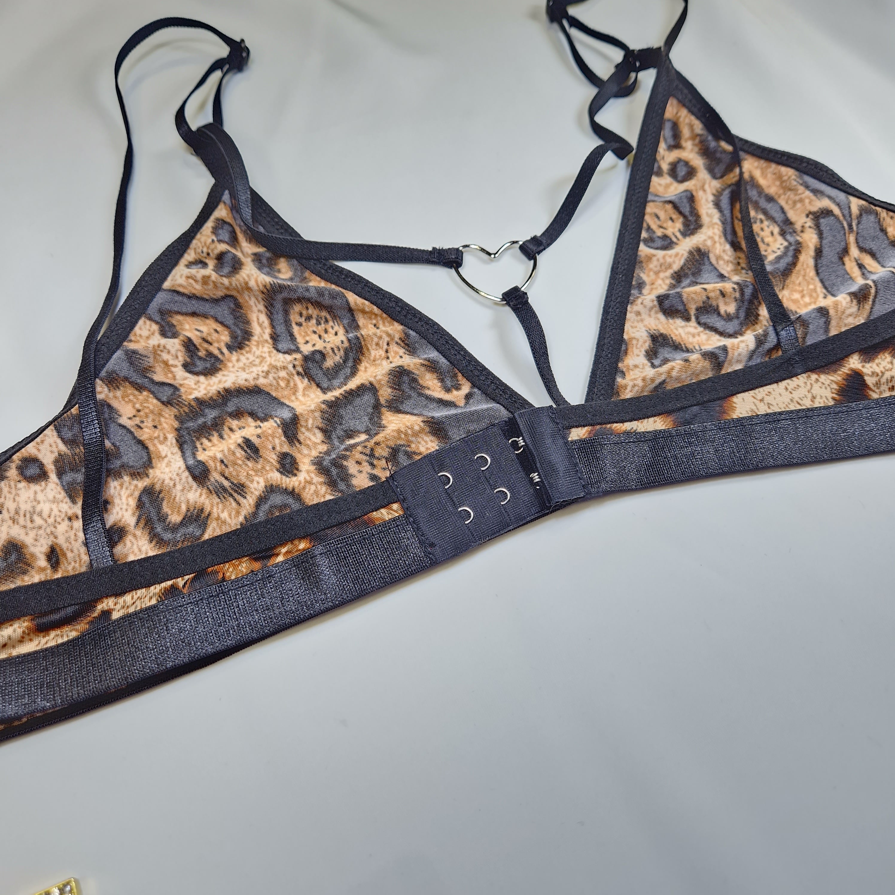 Personalized Leopard Lingerie Set