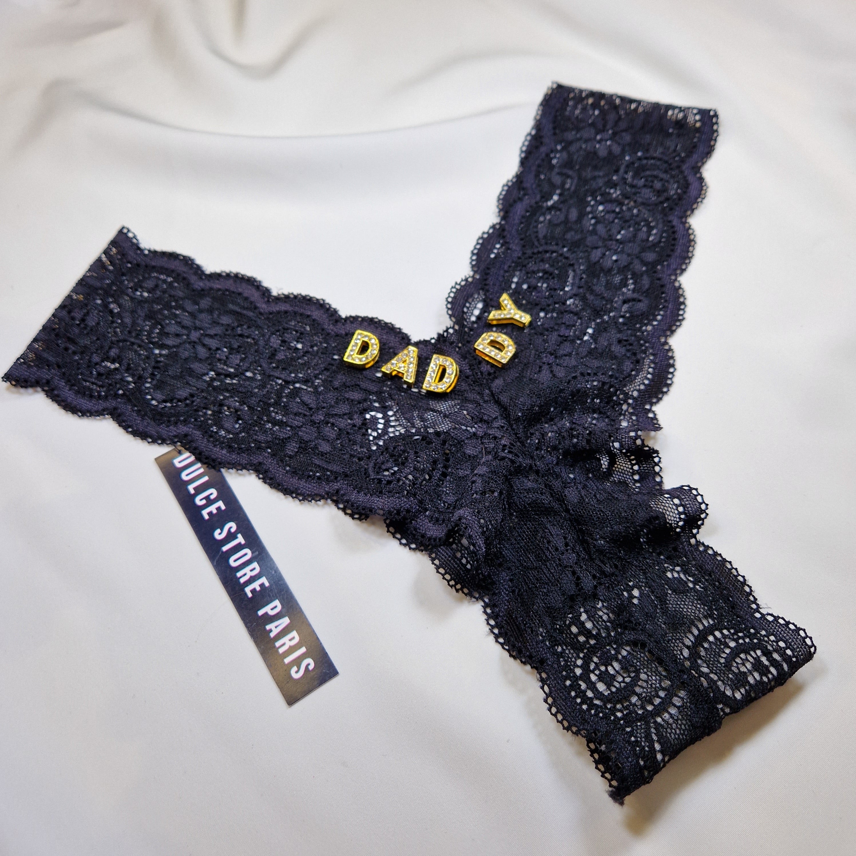 Personalized Lace Thong
