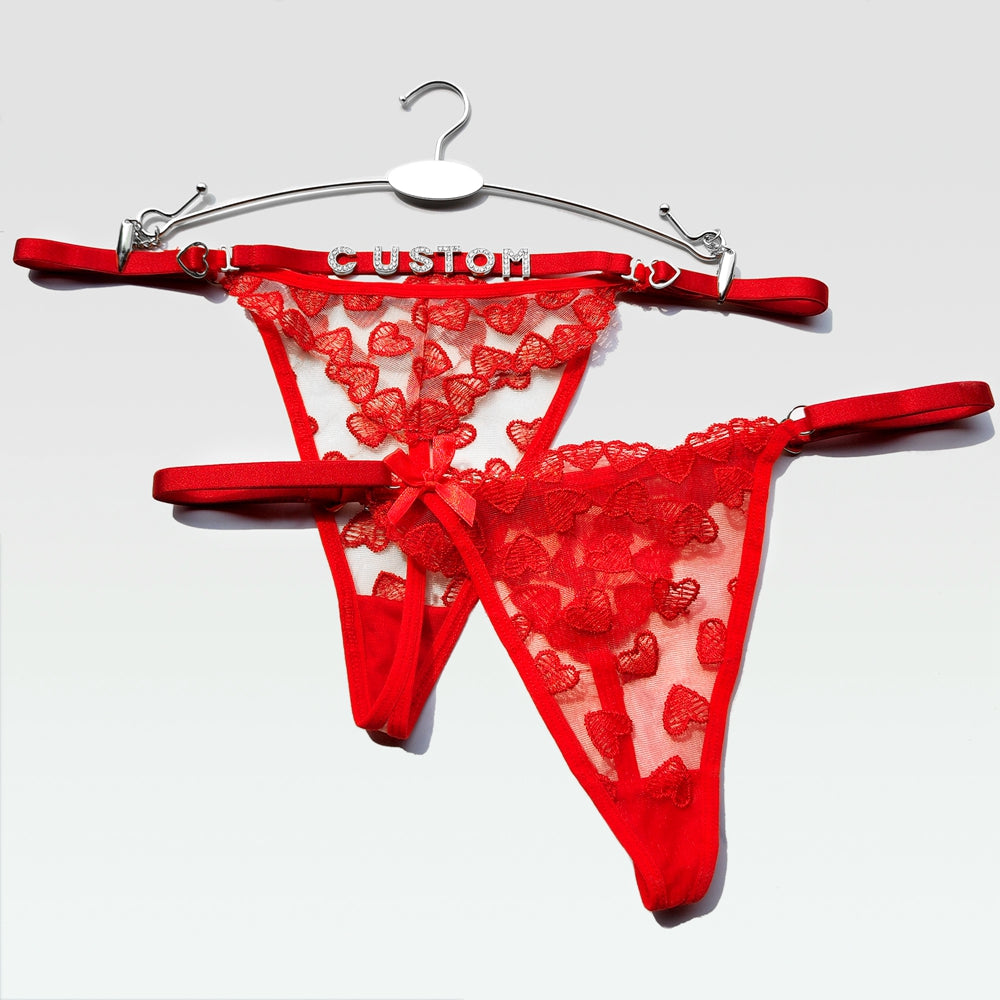 DIY Personalized Heart Thong