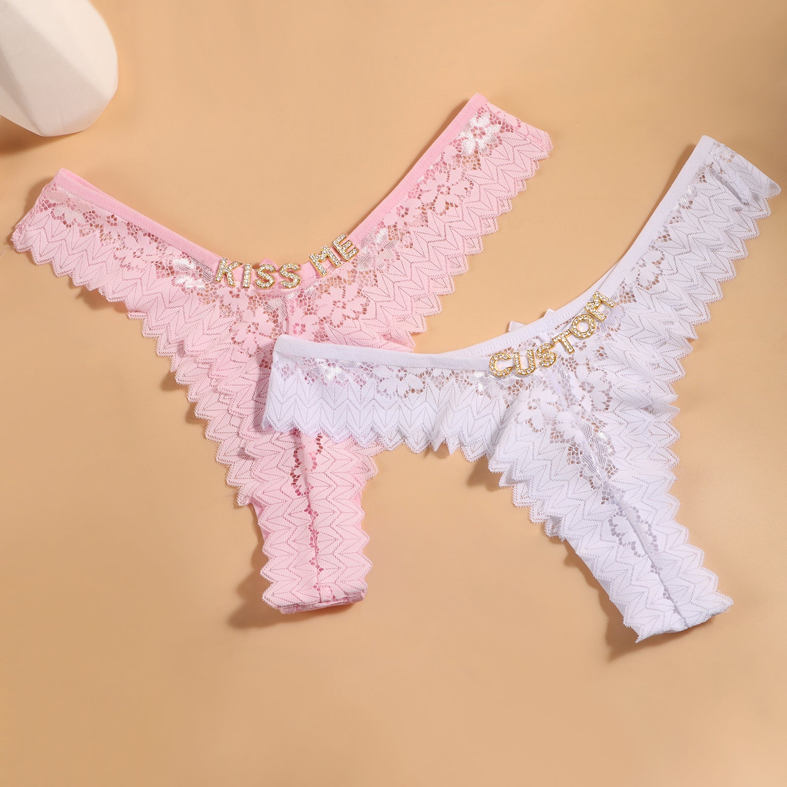 Personalized Lace Tanga