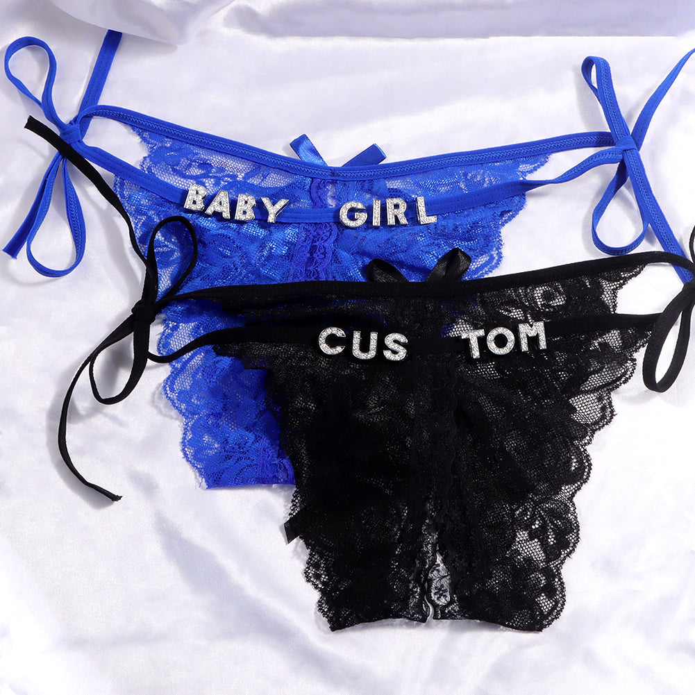 Crotchless Personalized Panty
