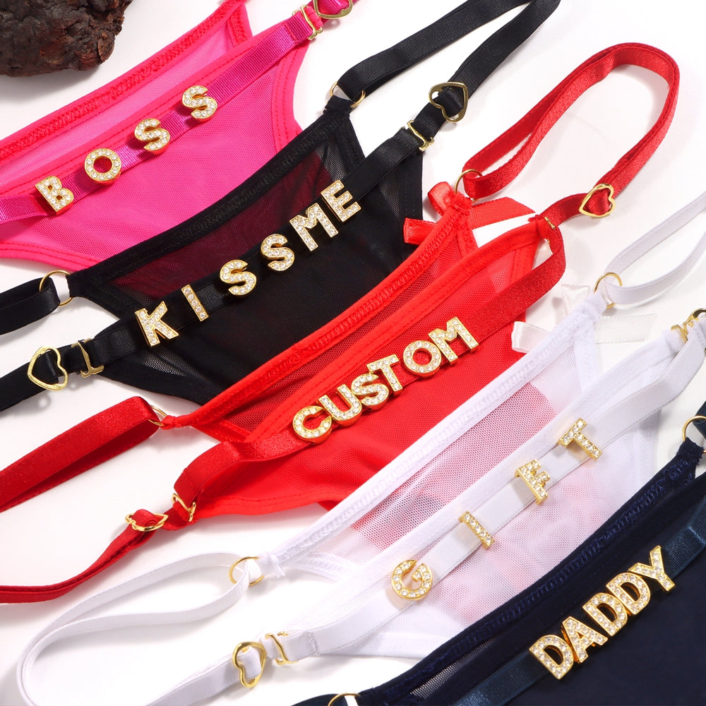 DIY Personalized Sheer Thong