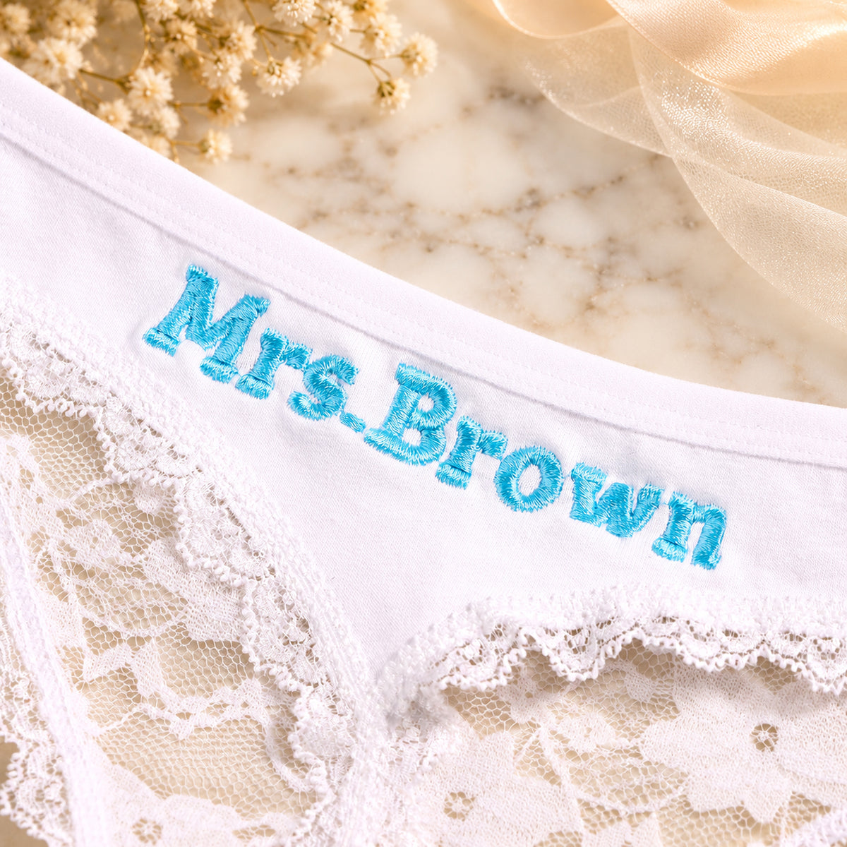 Personalized Embroidered Tanga