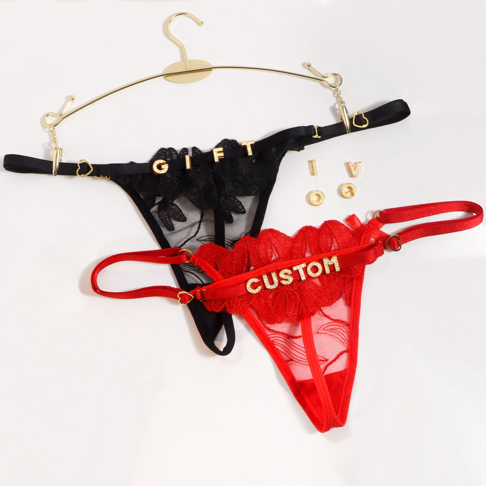 DIY Personalized Leaf Thong