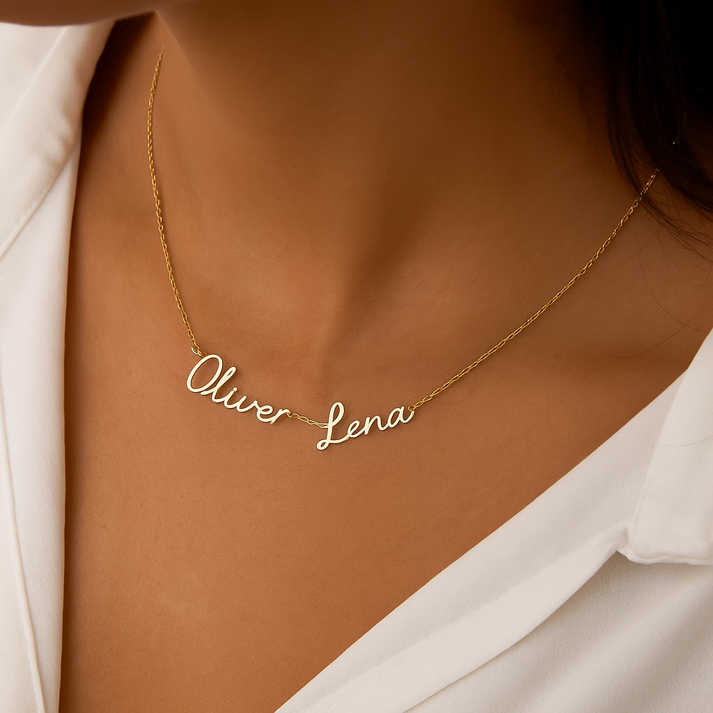 Personalized Seraphine Multi-Name Necklace