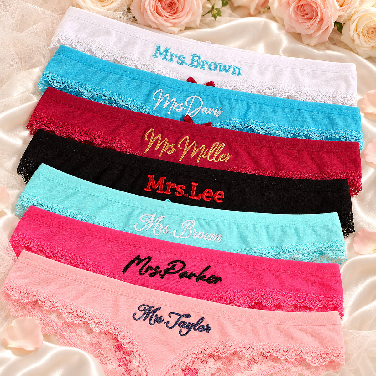 Personalized Embroidered Tanga