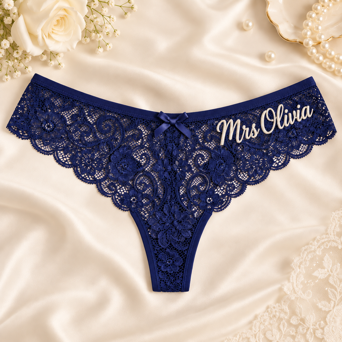 Personalized Embroidered Tanga