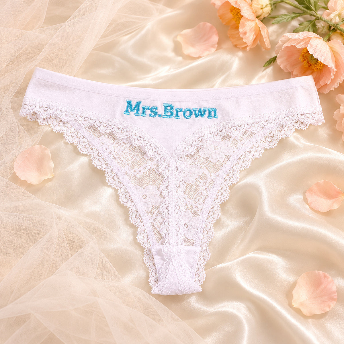 Personalized Embroidered Tanga
