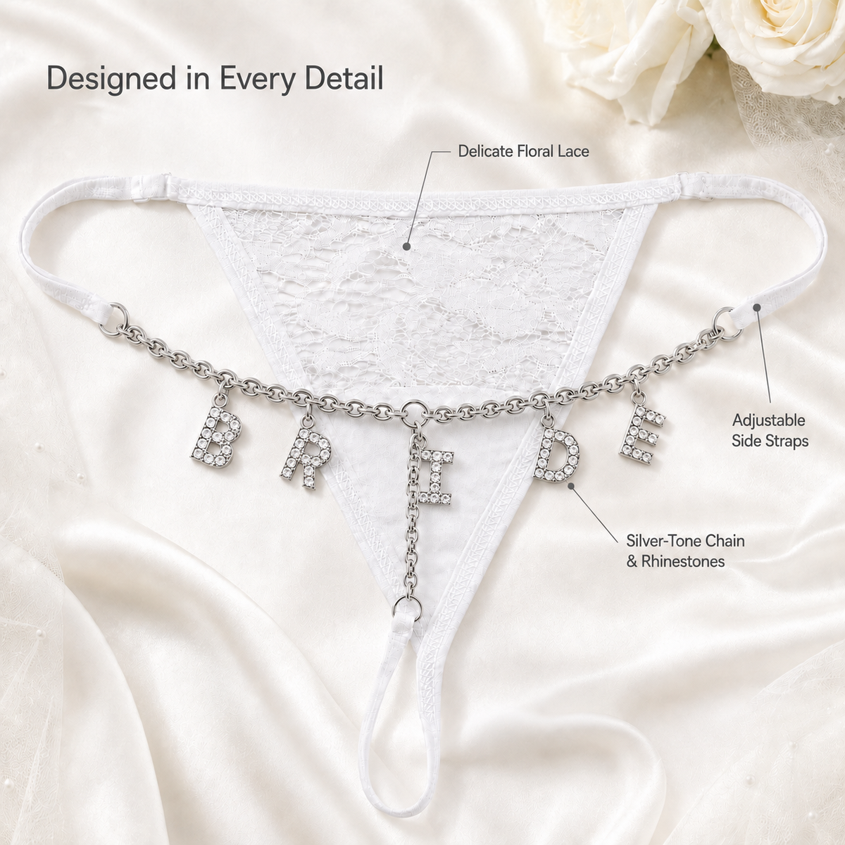 Personalized Bride Thong