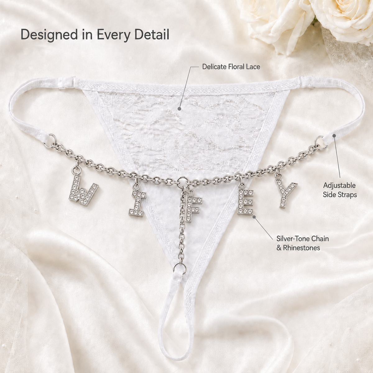 Personalized Bride Thong