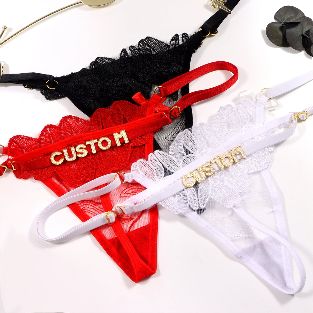 DIY Personalized Leaf Thong