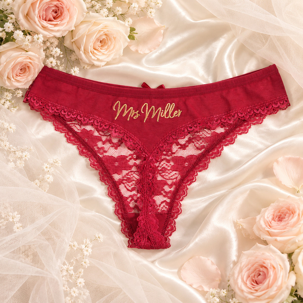 Personalized Embroidered Tanga