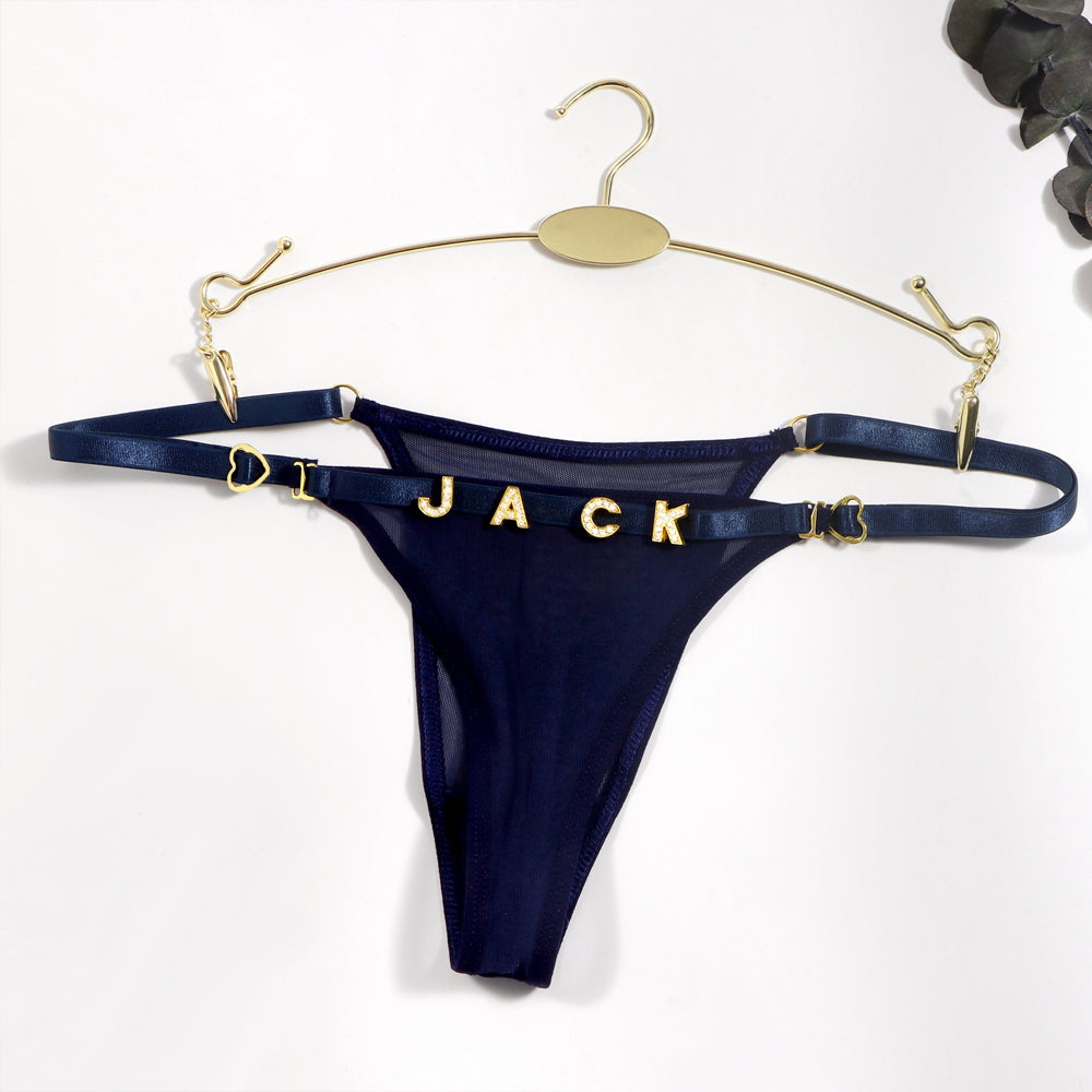 DIY Personalized Sheer Thong