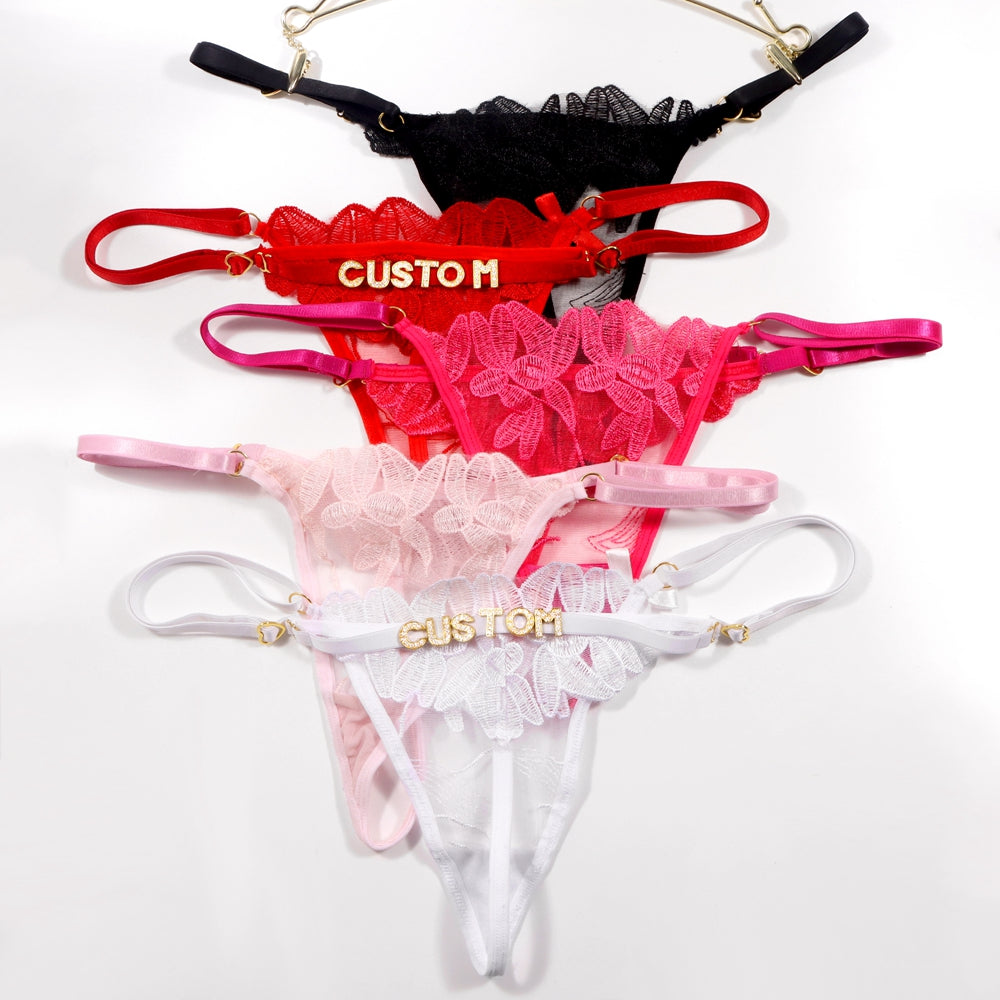 DIY Personalized Leaf Thong