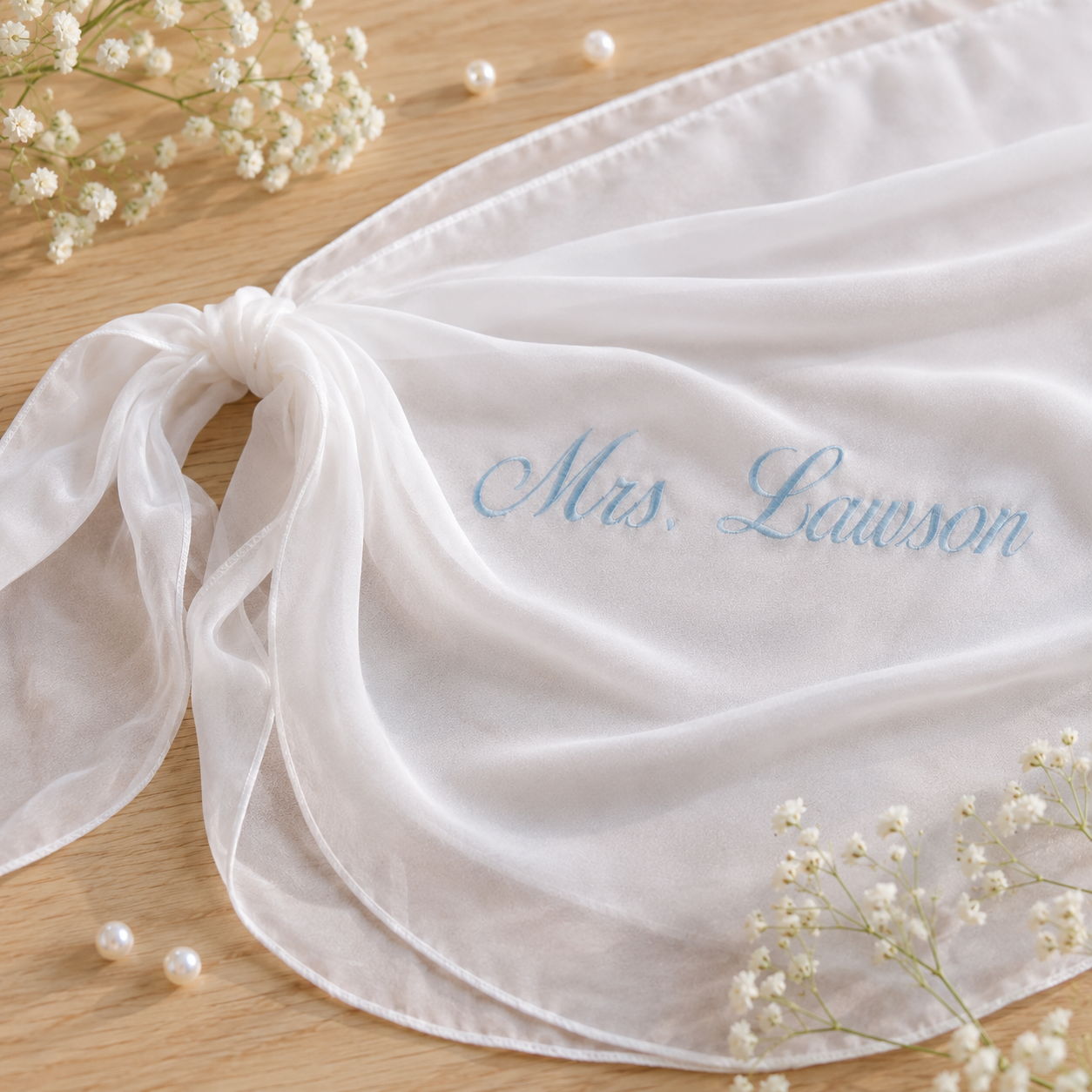 Personalized Embroidered Wraparound