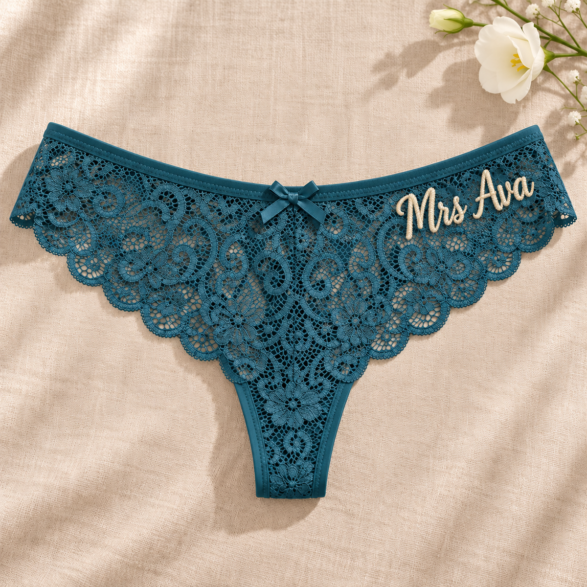 Personalized Embroidered Tanga