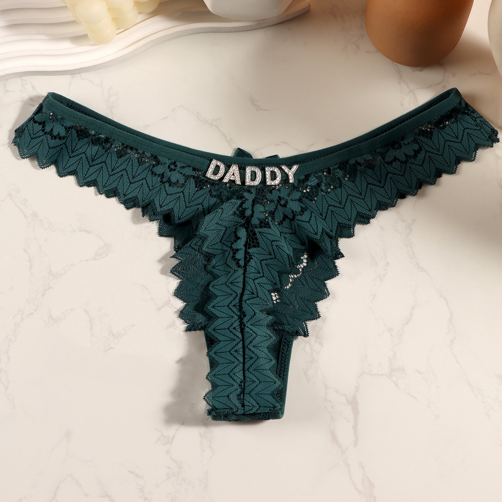 Personalized Lace Tanga