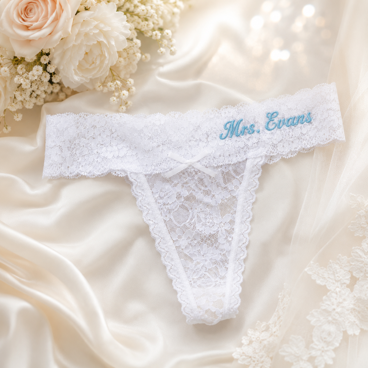 Personalized Embroidered Tanga
