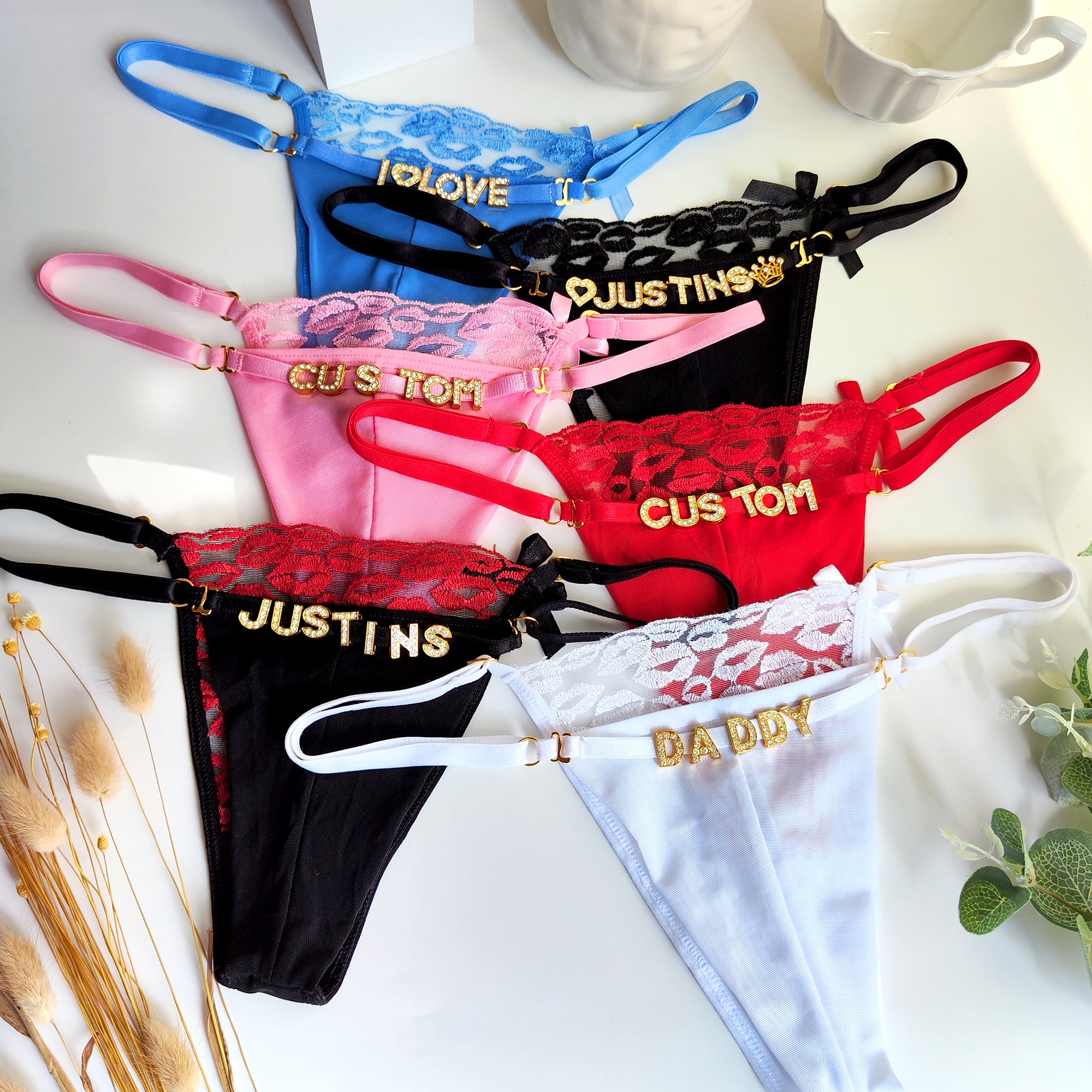 DIY Personalized Kiss Thong