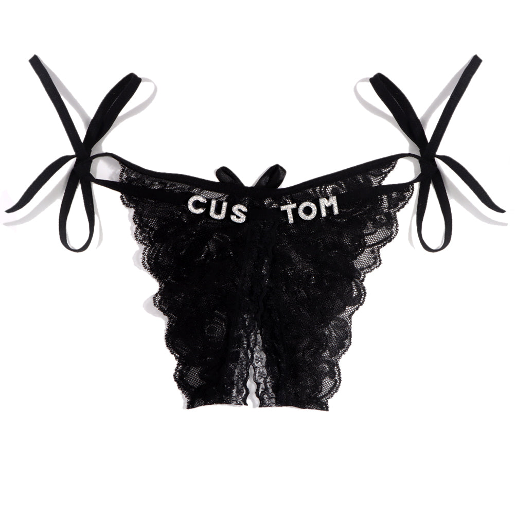 Crotchless Personalized Panty
