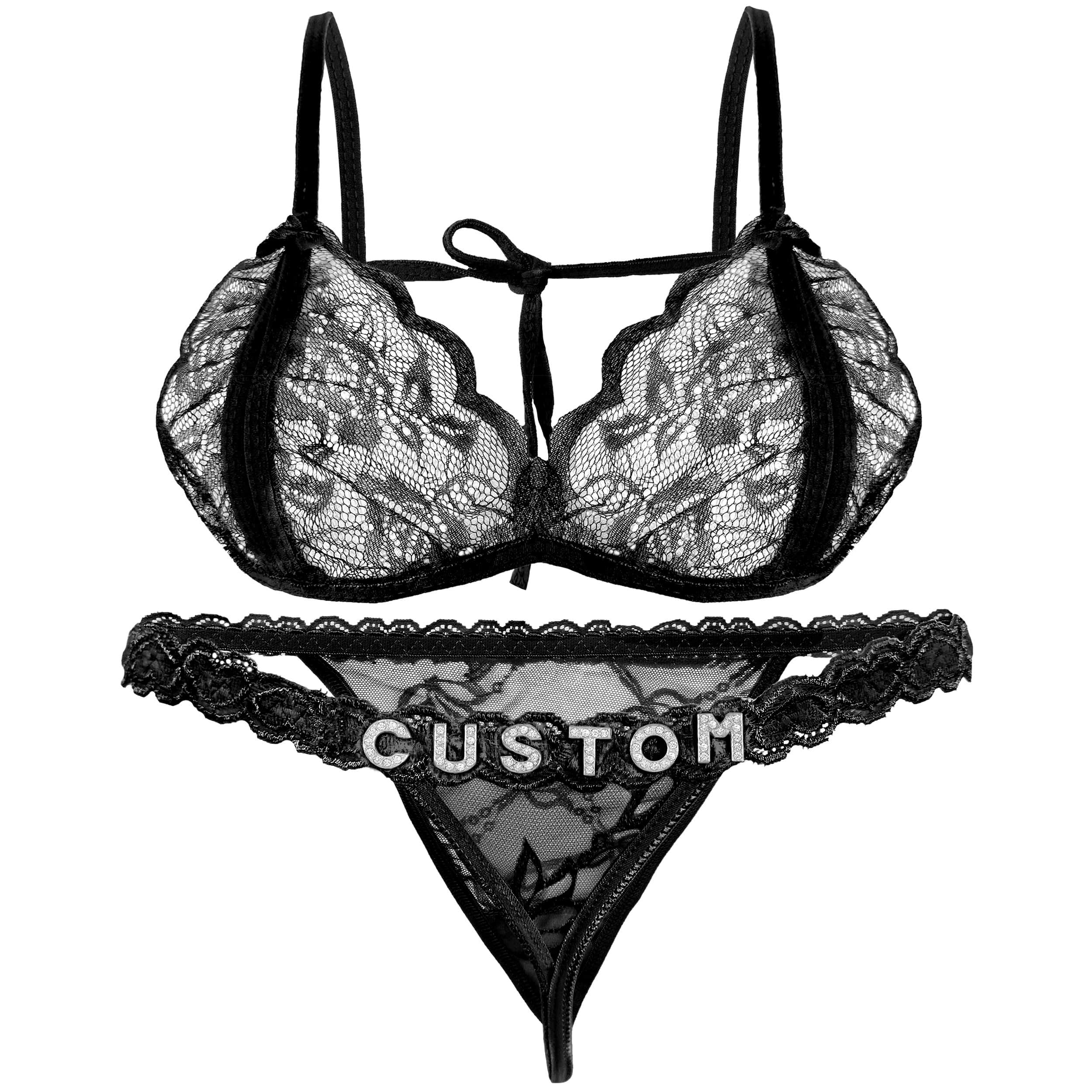 Lace Personalized Lingerie Set