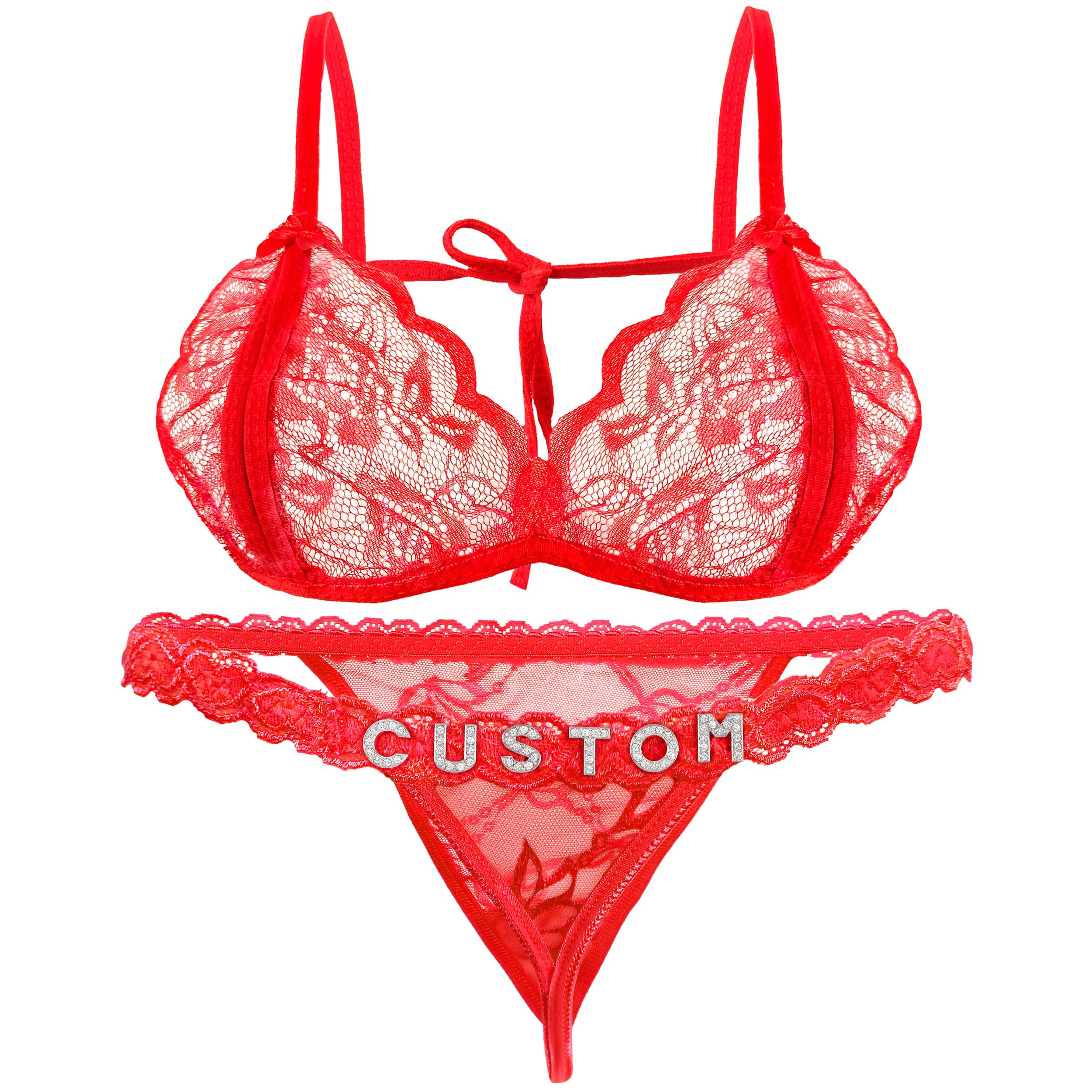 Lace Personalized Lingerie Set