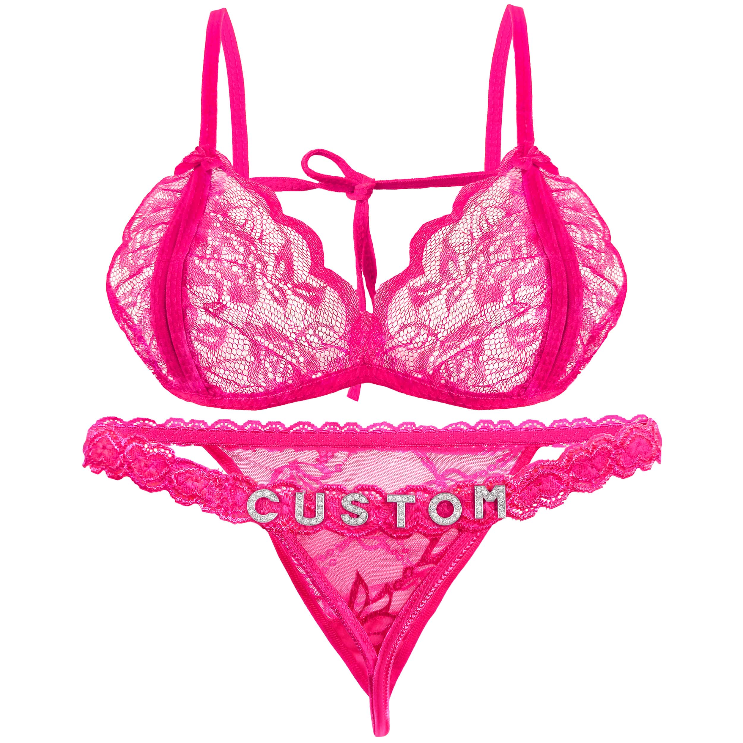 Lace Personalized Lingerie Set