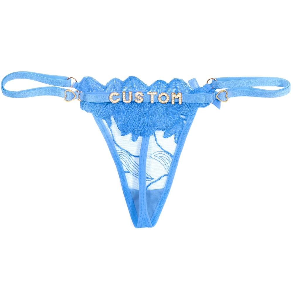 DIY Personalized Leaf Thong