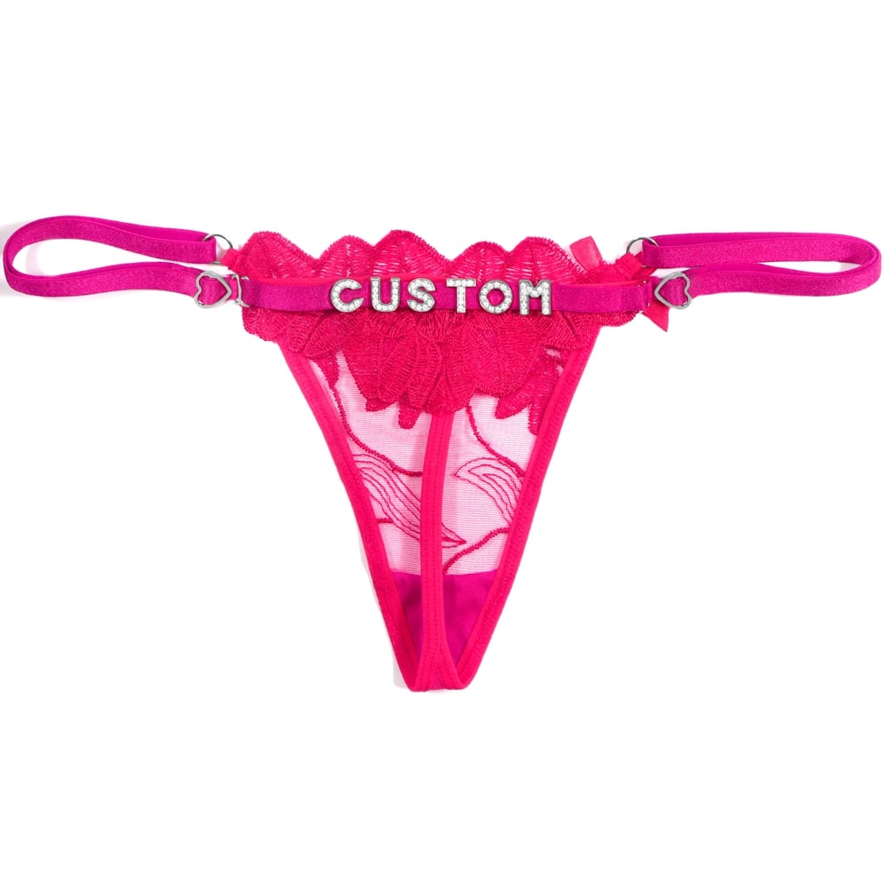 DIY Personalized Thong