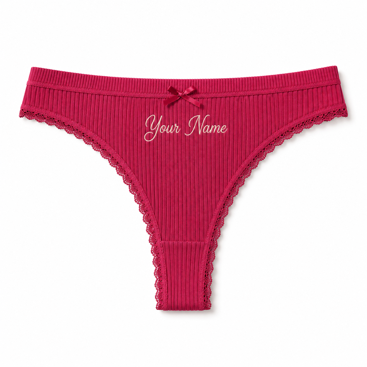 Personalized Embroidered Panty