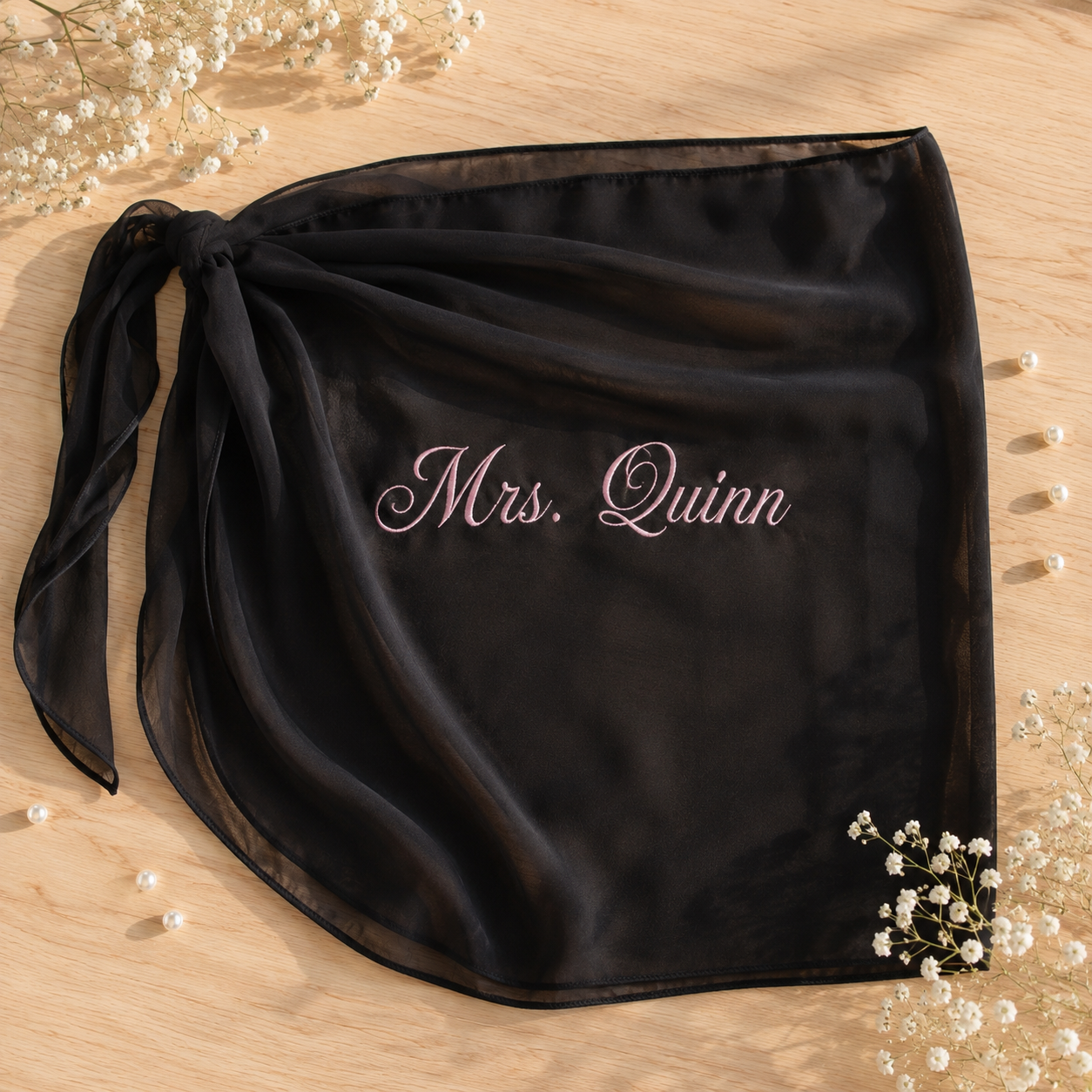 Personalized Embroidered Wraparound