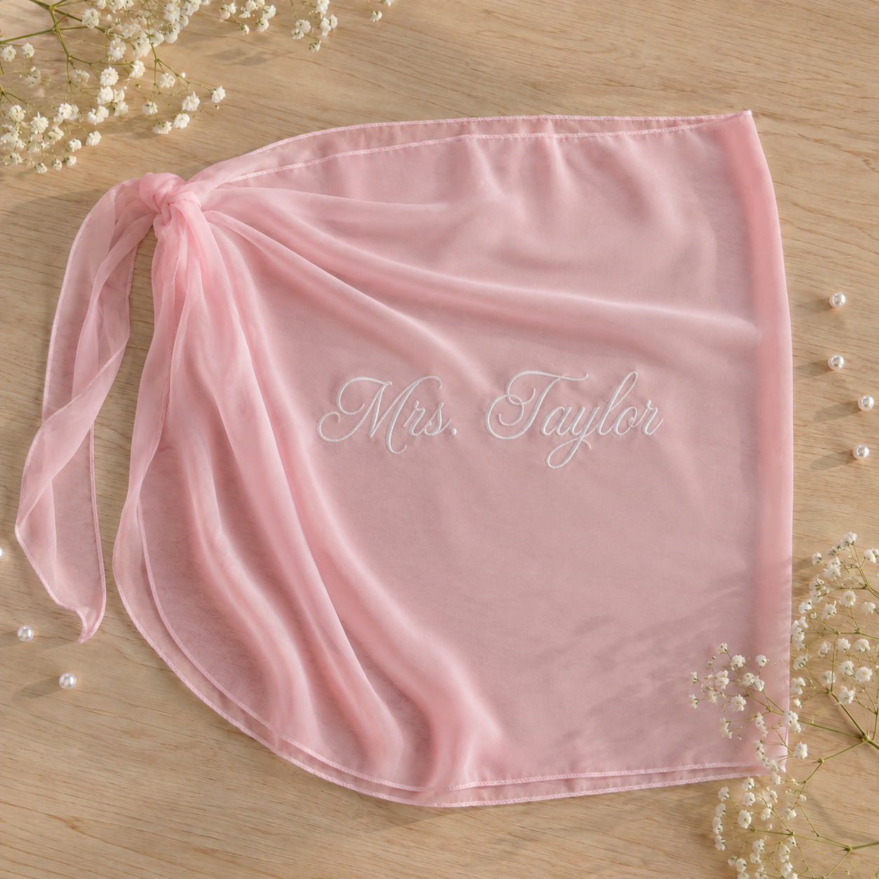 Personalized Embroidered Wraparound
