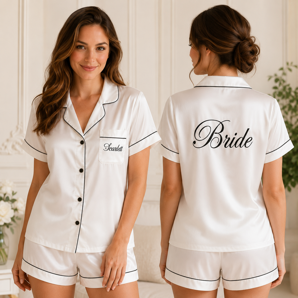 Personalized Embroidered Pajamas