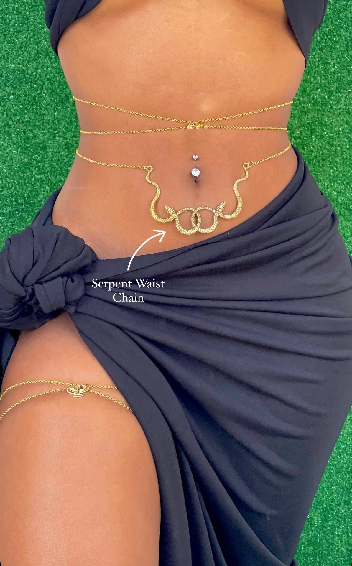 Double Snake Back Chain