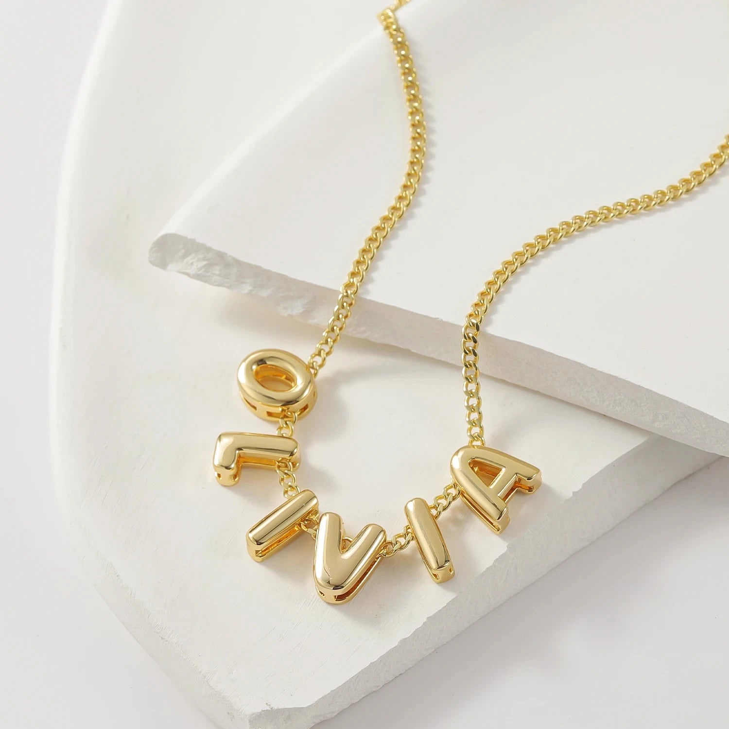 Personalized Bubble Necklace