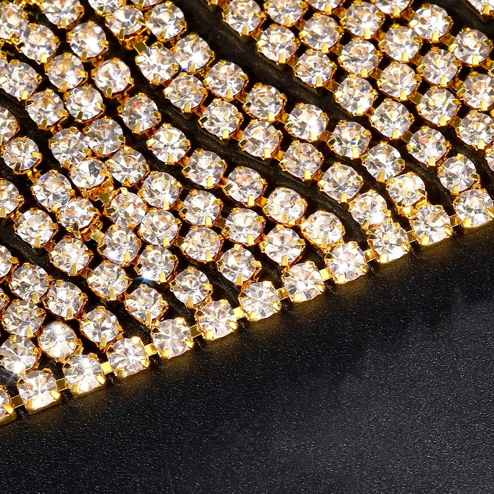 Rhinestones Thong